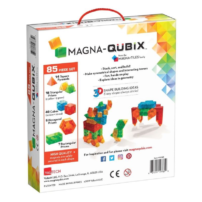 Magna Qubix 85 Piece Magnetic Building Set