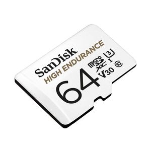 Sandisk 64GB High Endurance MicroSDHC Memory Card with Adapter for Dashcams and Home