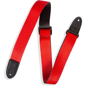 Levys 1 Wide Red Kids Guitar Strap MPJRRED 1.2-Inch - Black