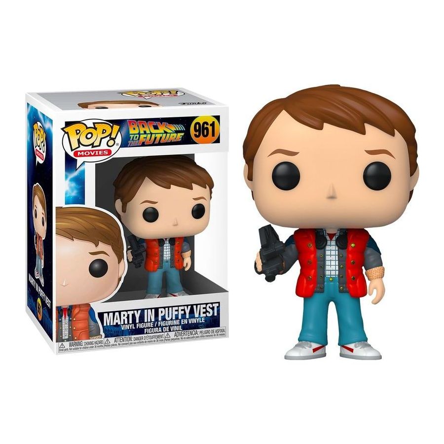 Funko Pop! Movies Back To The Future Marty In Puffy Vest 3.75-Inch Vinyl Figure