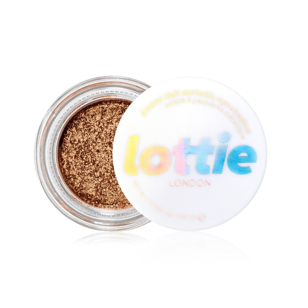 Lottie Power Foil Golden Hour Eyeshadow Pot Gold