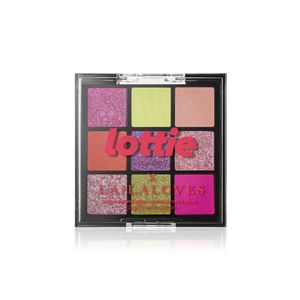Lottie Laila Loves Palette Neon 9 Shade E/S Palette Miami Pinks & Greens