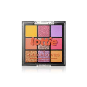 Lottie Laila Loves Palette Neon 9 Shade E/S Palette Ibiza Yellow & Pink