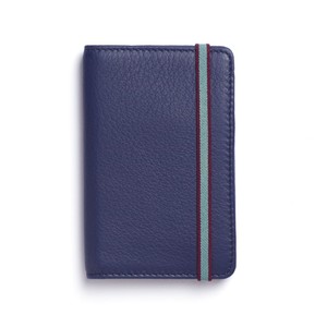 Carre Royal Porte-Carte Leather Wallet Blue