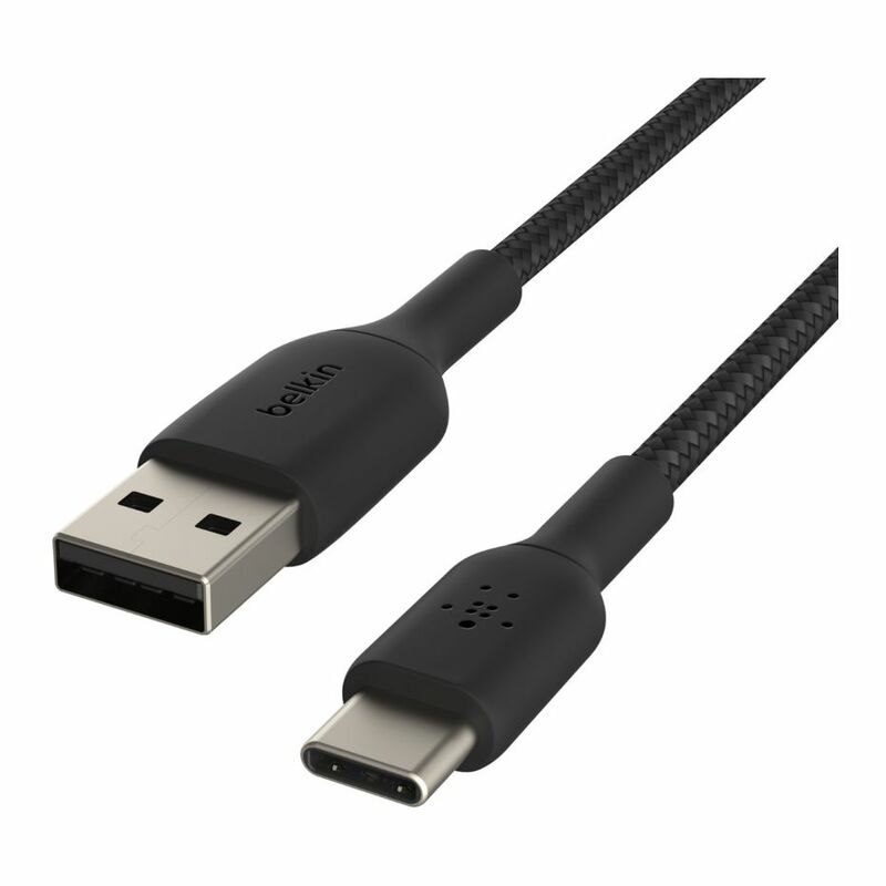 Belkin BoostCharge Braided USB-C to USB-A Cable 1m - Black