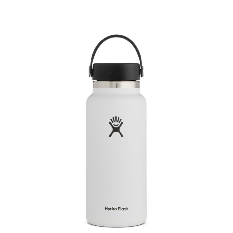 Hydro Flask Vacuum Bottle White Wide Mouth 950ml
