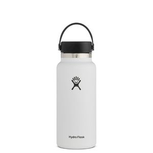 Hydro Flask Vacuum Bottle White Wide Mouth 950ml