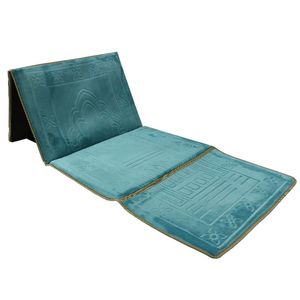 Sundus Most Useful Foldable Prayer Mat Turquoise Blue