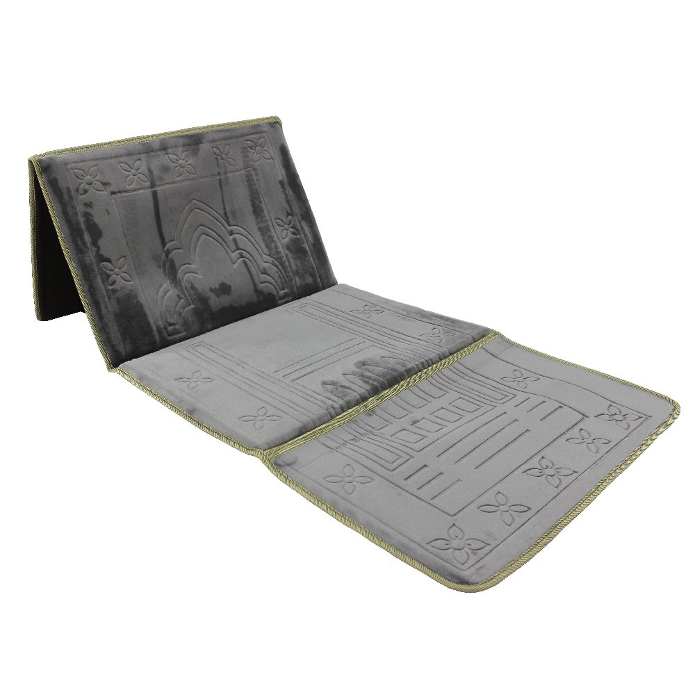 Sundus Most Useful Foldable Prayer Mat Light Grey