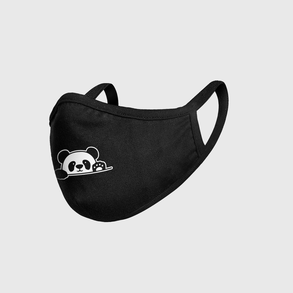 Mister Tee Panda Paw Kids' Face Mask Black