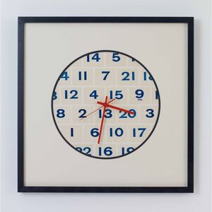 Vintage Playing Cards Numbers Clock