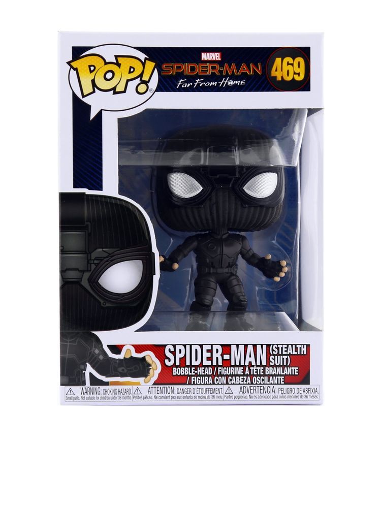 Funko Pop Marvel Spider-Man Far From Home Spider-Man Stealth Suit Vinyl Figure