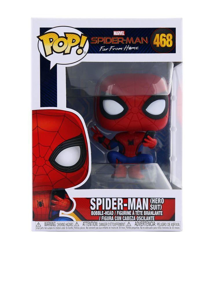 Funko Pop Marvel Spider-Man Far From Home Spider-Man Hero Suit Vinyl Figure