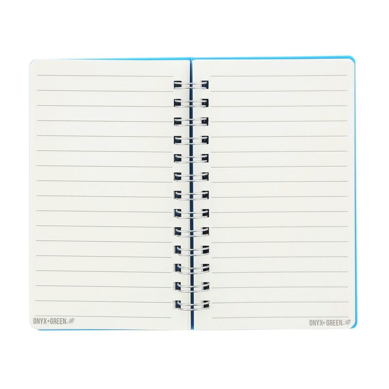Onyx & Green Spiral Pocket Notebook Storm Writer 65 Ruled Stone Paper Sheets Tear and Stain Resistant Waterpro