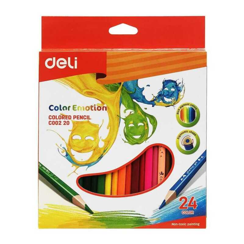 Deli Colored Pencils 24 Colors