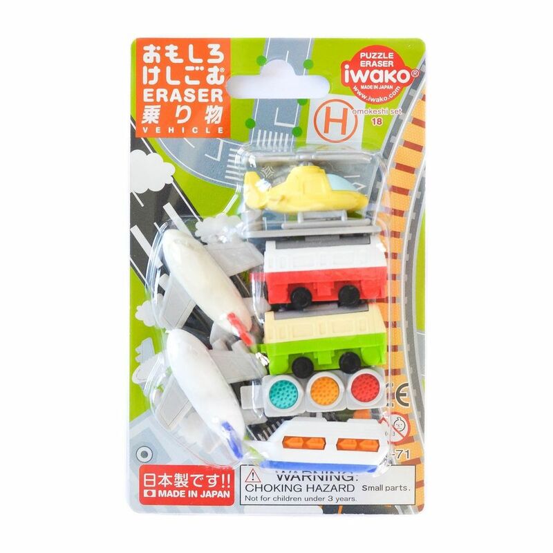Iwako Vehicles Eraser