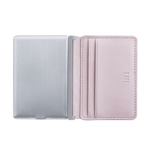 Ine Wallet & Charger Recycled Leather Pink