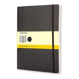 Moleskine Squared Soft Notebook XL - Black