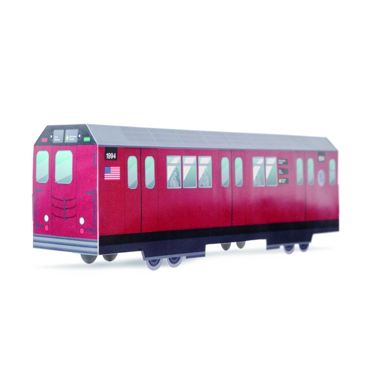 Montana Colors MTN Systems Miniature DIY Subway Car NYC Redbird