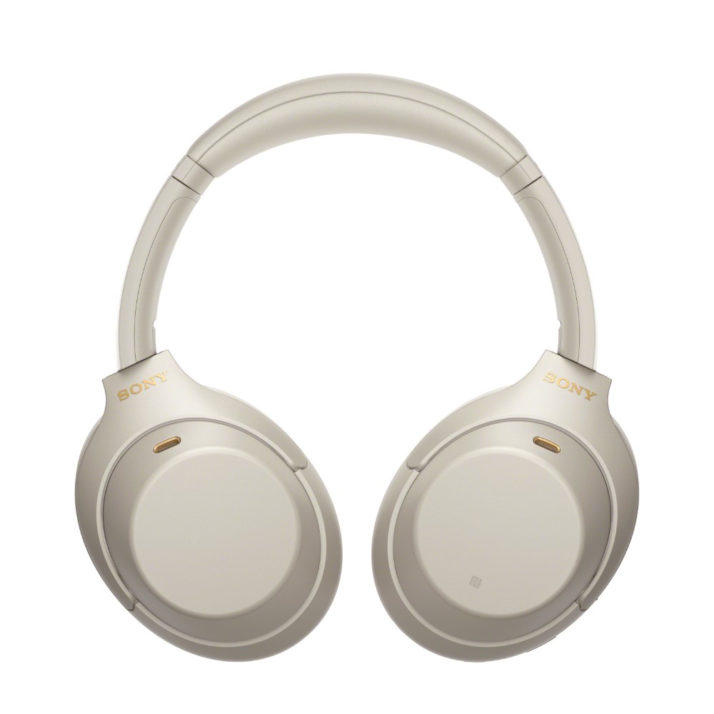 Sony WH-1000XM4 Silver On-Ear Bluetooth Headphone with Noise Cancellation