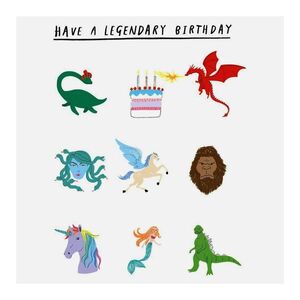 20th Century Icons You're Legendary Greeting Card