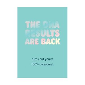 Fuzzy Duck DNA Results Greeting Card (130 x 176mm)