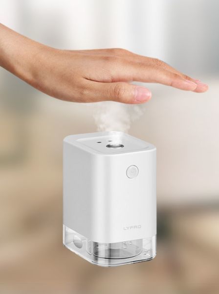 Lyfro Flow Portable Smart Sensing Sanitising Mist Dispenser White