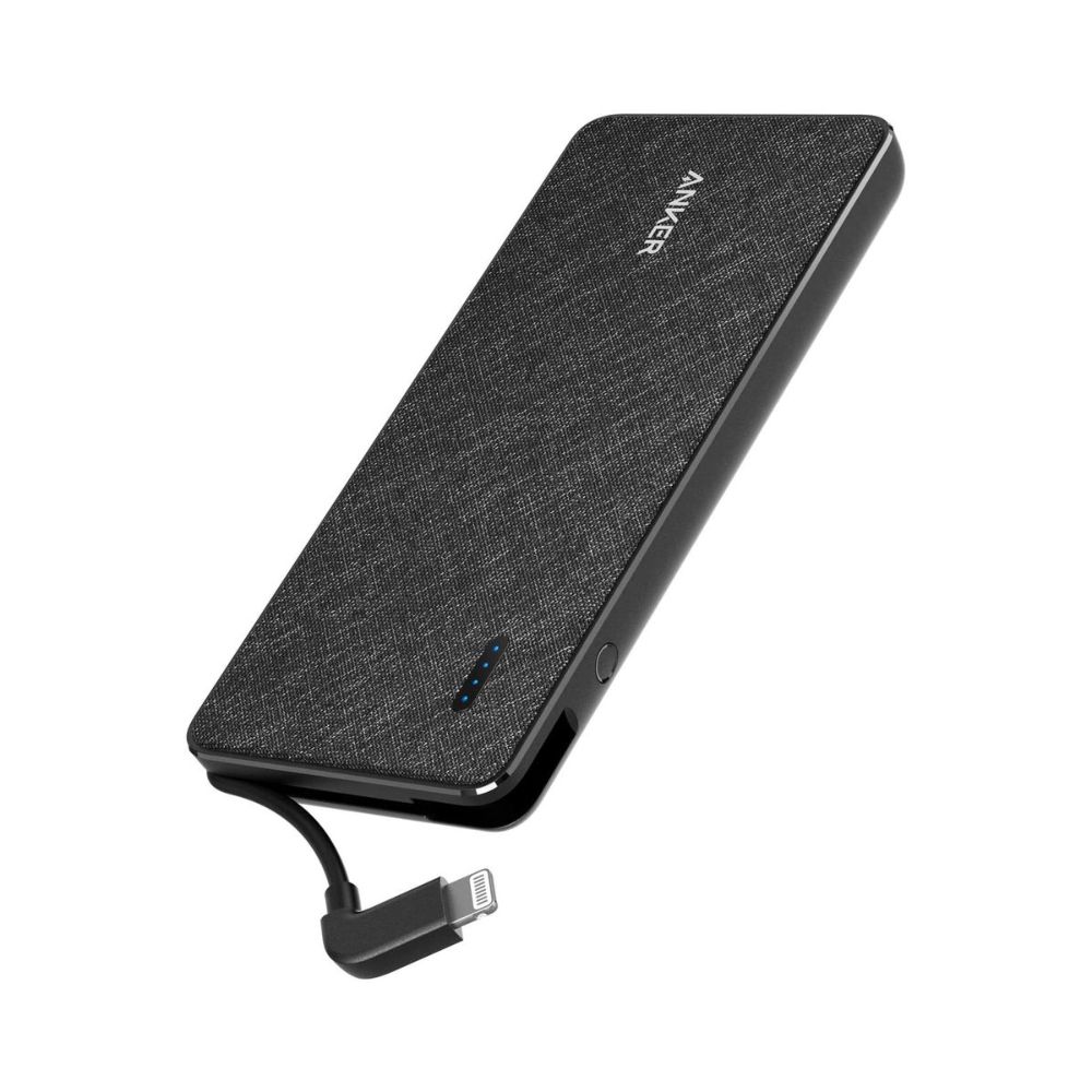 Anker Powercore+ 10000mAh with Built-In Lightning Connector Black Power Bank
