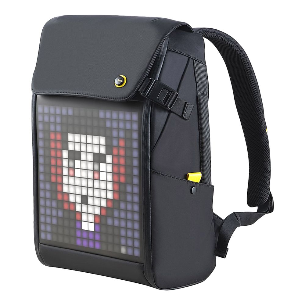 Divoom Pixel Rgd Led Panel 14-inch Backpack + Switch 10000mAh Power Bank Black Rubber Finish