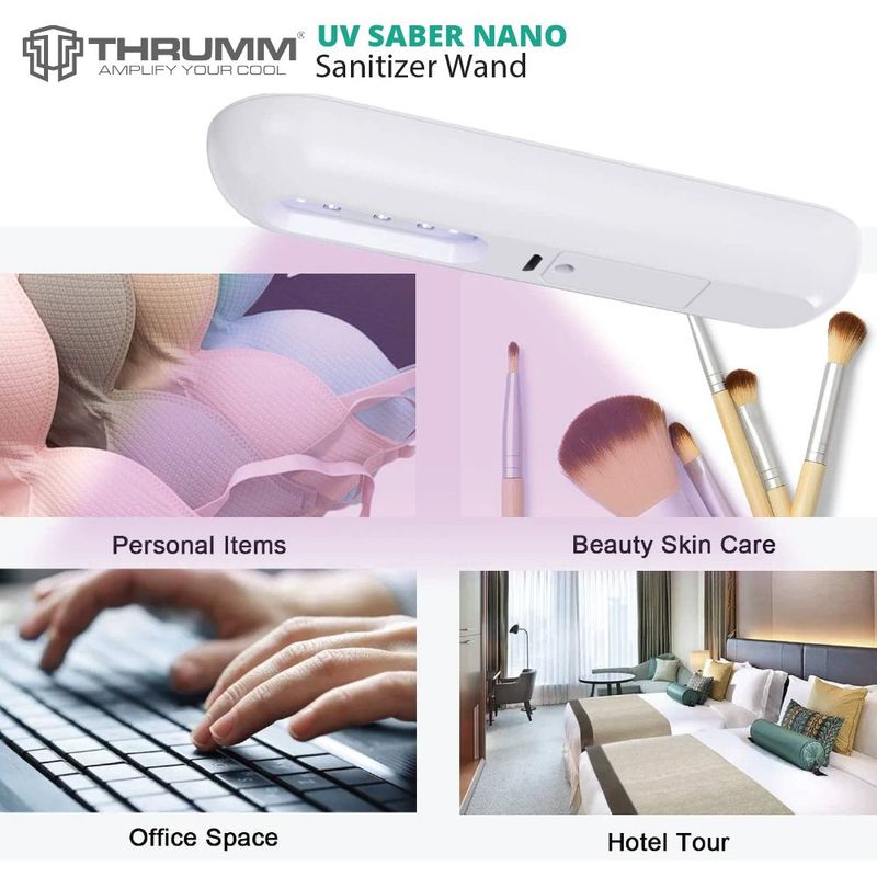 Thrumm Portable Sterilizer UV SABER NANO White