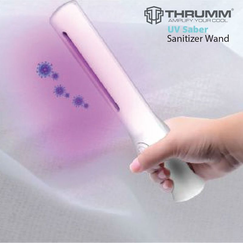 Thrumm Sanitizer Wand UV SABE White