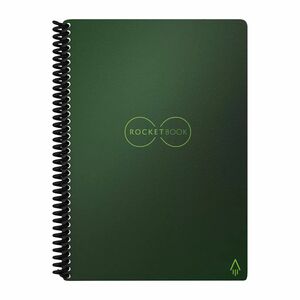 Rocketbook Core Executive Lined Reusable Smart Notebook - Terresterial Green (6 x 8.8 in)