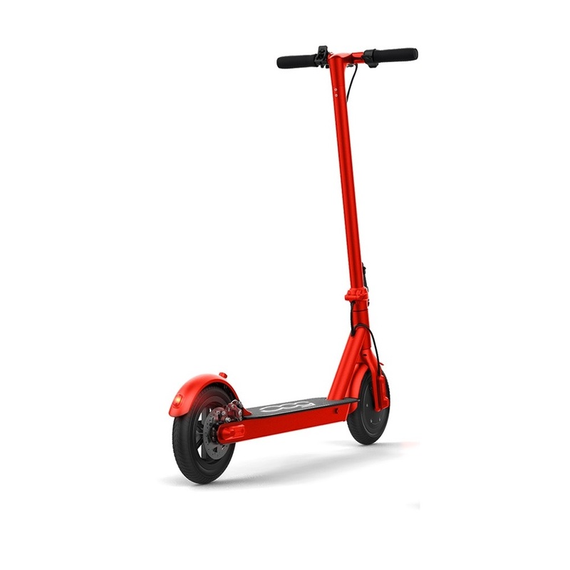 Asia Scooters Fiat F500 Electric Scooter Red 10-Inch