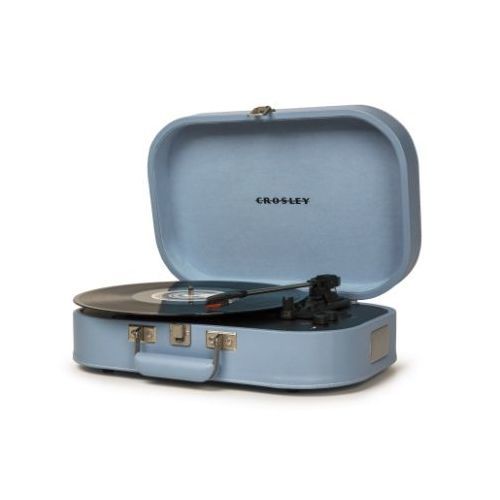 Crosley Discovery Bluetooth Portable Turntable with Built-in Speakers - Glacier