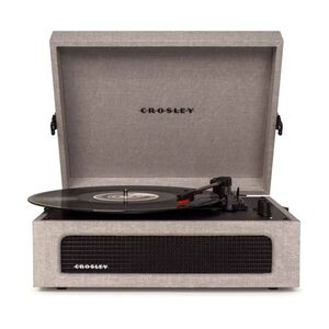 Crosley Voyager Portable Bluetooth Turntable with Built-in Speakers - Gray