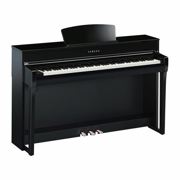 Yamaha Clavinova CLP-735 Digital Piano with Bench Polished Ebony