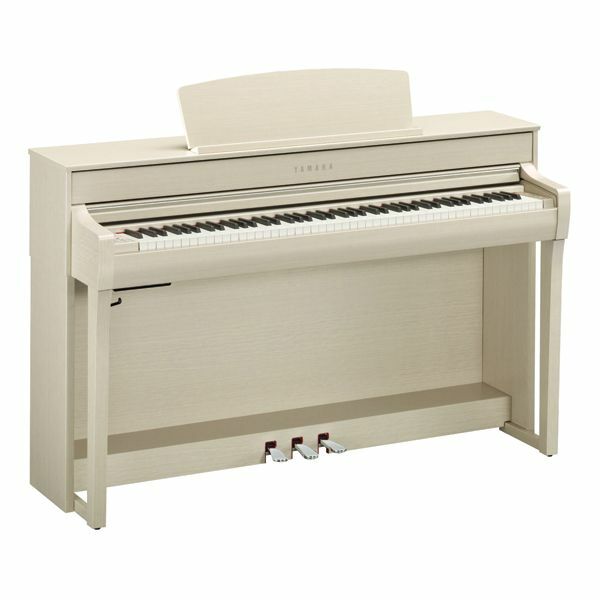 Yamaha Clavinova CLP-745 Digital Piano with Bench White Ash