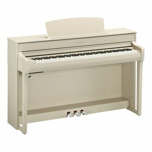 Yamaha CLP-745 Digital Piano with Bench White Ash
