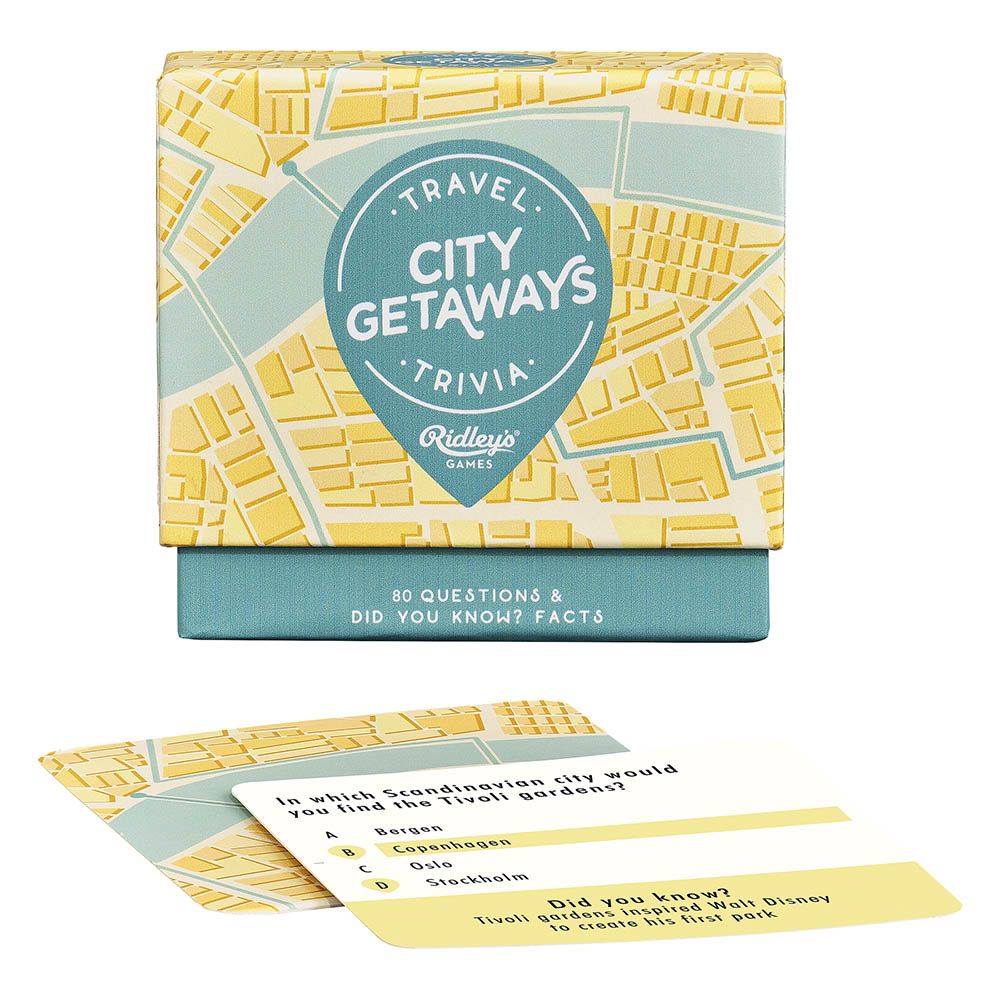 Ridleys City Getaway Trivia Game