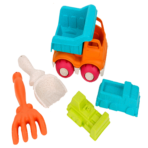 Roll Up Kids Beach Toy Truck (Set Of 5)