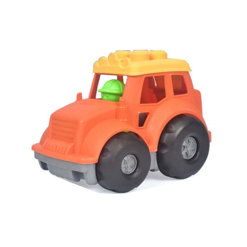 Roll Up Kids Eco Friendly Dumper 2 Bricks Vehicle