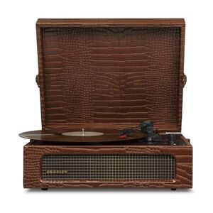 Crosley Voyager Portable Bluetooth Turntable with Built-in Speakers - Brown
