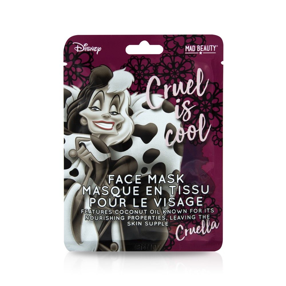 Mad Beauty Disney Villains Sheet Face Mask Cruella