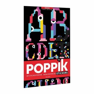 Poppik Sticker Poster Alphabet