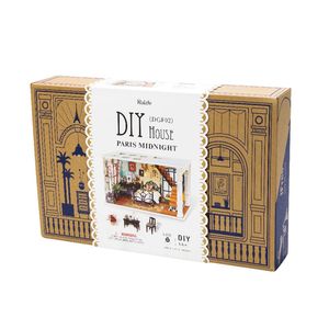 Robotime Paris Midnight Dyi Dollhouse Kit