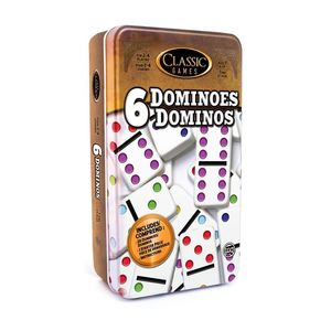 TCG Double 6 Dominoes In A Tin
