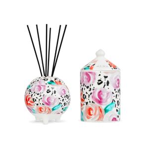 Mews Blush Peonies Mini Gift Set 100ml Diffuser And 100ml Candle