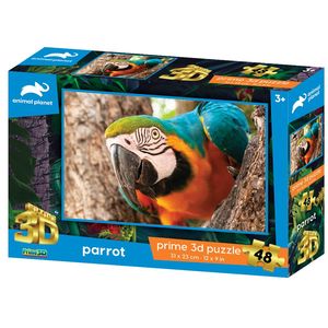 Prime 3D Animal Planet Parrot 48 PCs 3D Jigsaw Puzzle