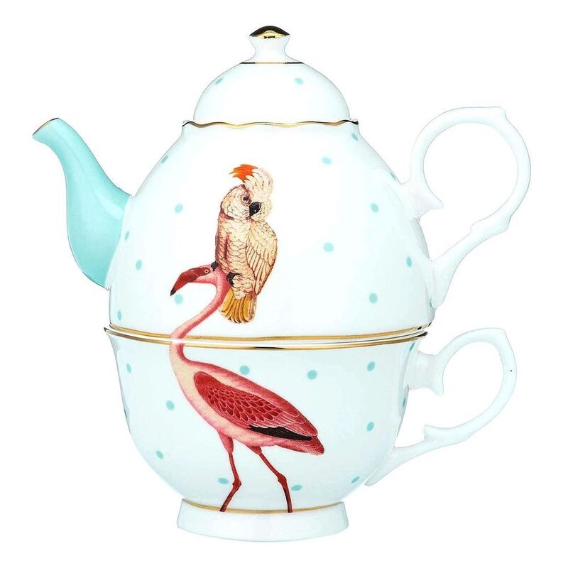 Yvonne Ellen Tea For One Flamingo