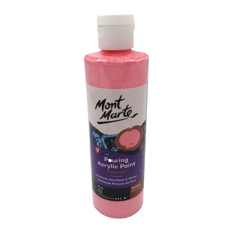 Mont Marte Pouring Acrylic 240ml Pink